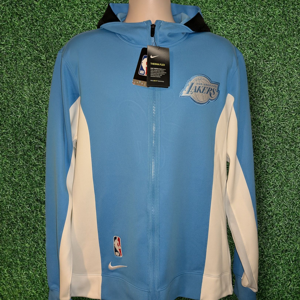 OOP NWT NIKE Los Angeles Lakers Showtime City Edition Therma Flex Hoodie - LARGE